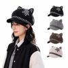 Cat Ears Women's Beret Japanese Style Baseball Cap Cute Newsboy Cap Everyday Outfits