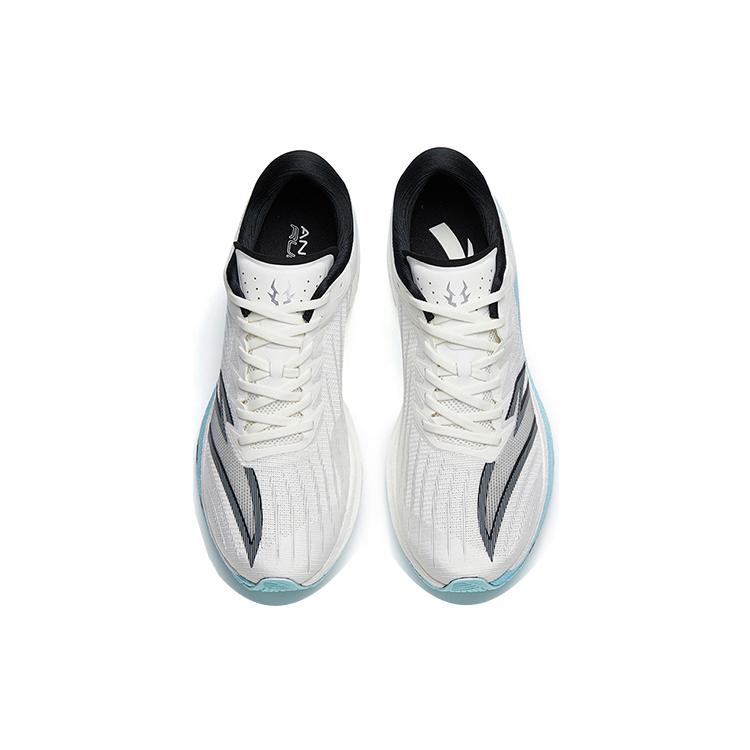 New Anta C202 4.0 Cushioning Anti Slip And Wear Resistant Low Top Running Shoes Men's White Black Blue 112235562-3
