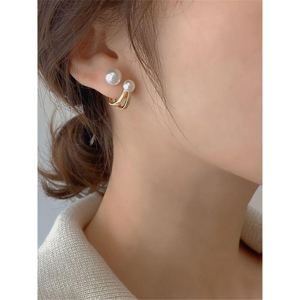 Elegant Pearl Earrings Women Personality Stud Earrings Jewelry Accessories Elegant Pearl Earrings Women Personality Stud Earrings Jewelry Accessories