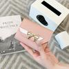 Women's Short Wallet, New Fashionable and Simple Clutch Bag, Bow Decoration, Multi-card Wallet, One Piece of Hair