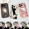 For iPhone 17 17 Pro Case 17 Pro Max Phone Cover Cartoon Rabbit Cat Star Liquid Silicone Shockproof Shell For 17Air Shell Bumper