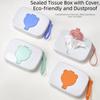 Silicone Seal Portable Wet Tissue Box Flip Cover Travel Wipe Holder  Stroller Accessory