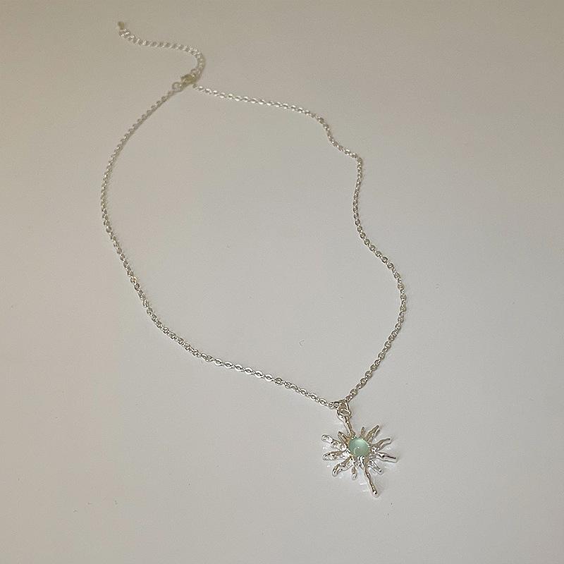 

Безсмертний Соняшник Циркон Китиця Кольє Жіноче Легка Розкіш Просунутий Сенс Особистість Вишукана Мода Універсальний Нашийний Ланцюжок Ланцюжок для Ключиць