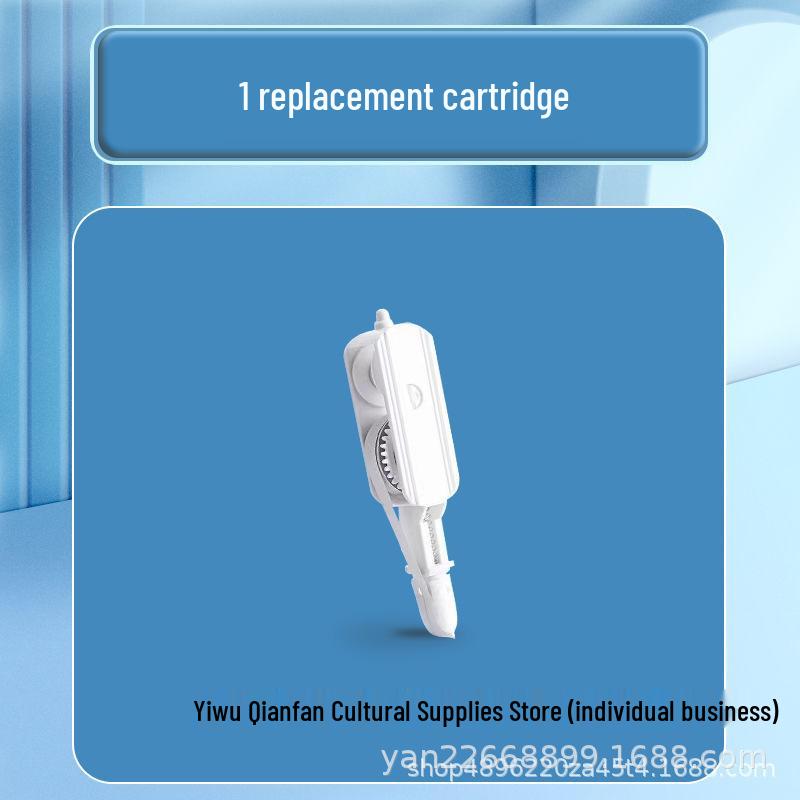 Changli Replaceable Core Correction Tape, Click-Type, Transparent PET Film, Smooth Erasing, Simple Design.