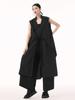 Xitao Sleeveless Zipper Bandage False Two Pieces Dress GYX1803