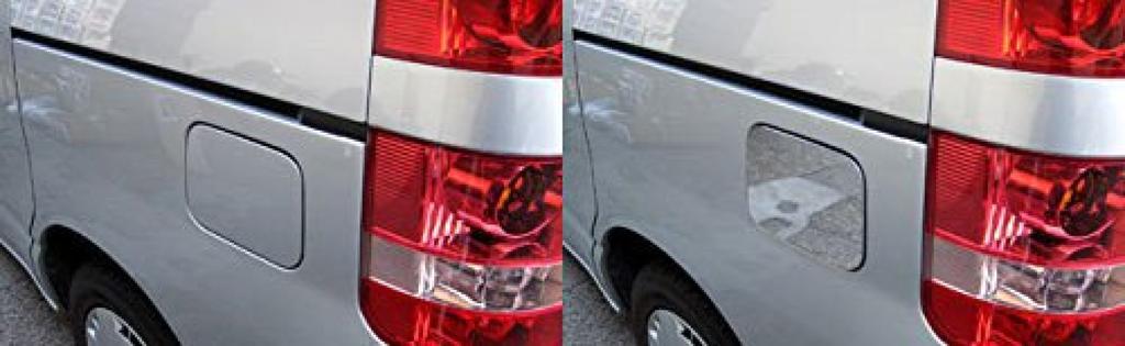 BRIGHTZ Finish Stainless Steel Fuel Lid Cover for Honda Noah Part 13878 Ultra-Mirror 60/65 (AZR60G, AZR65G, R60, R65) [FUELLID-050] Number