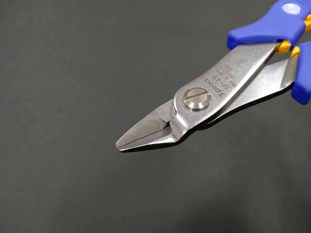 Three Peaks Giken Medium Stainless Steel Plastic 3.peaks Nippers, 150mm, SP-43