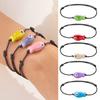 Minimalist Cartoon Ceramic Fish Bracelet for Women Men Cute Colorful Animal Handmade Braided Bracelet Lucky Friendship Jewelry