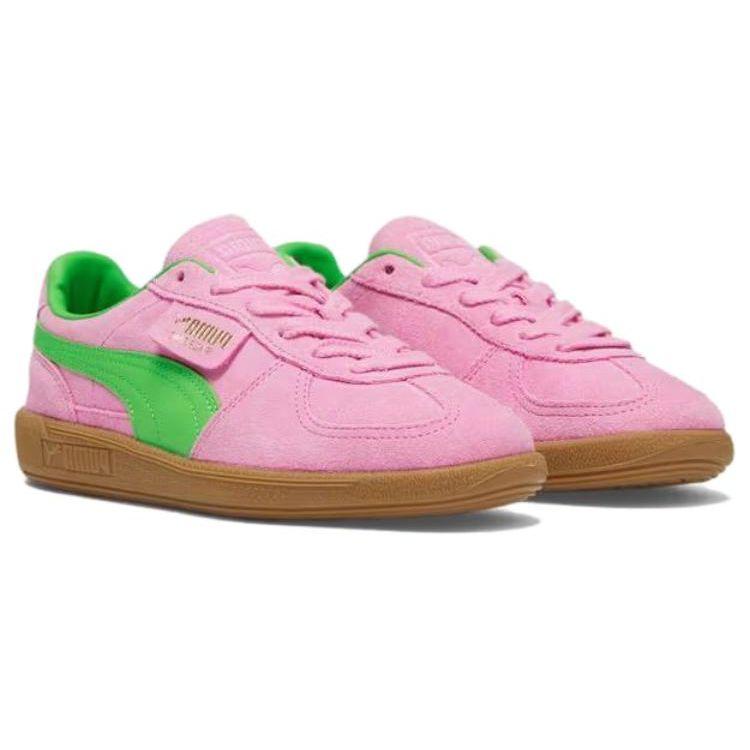 Puma  Palermo Pink Delight Green Women Sneakers Gum 397858-01