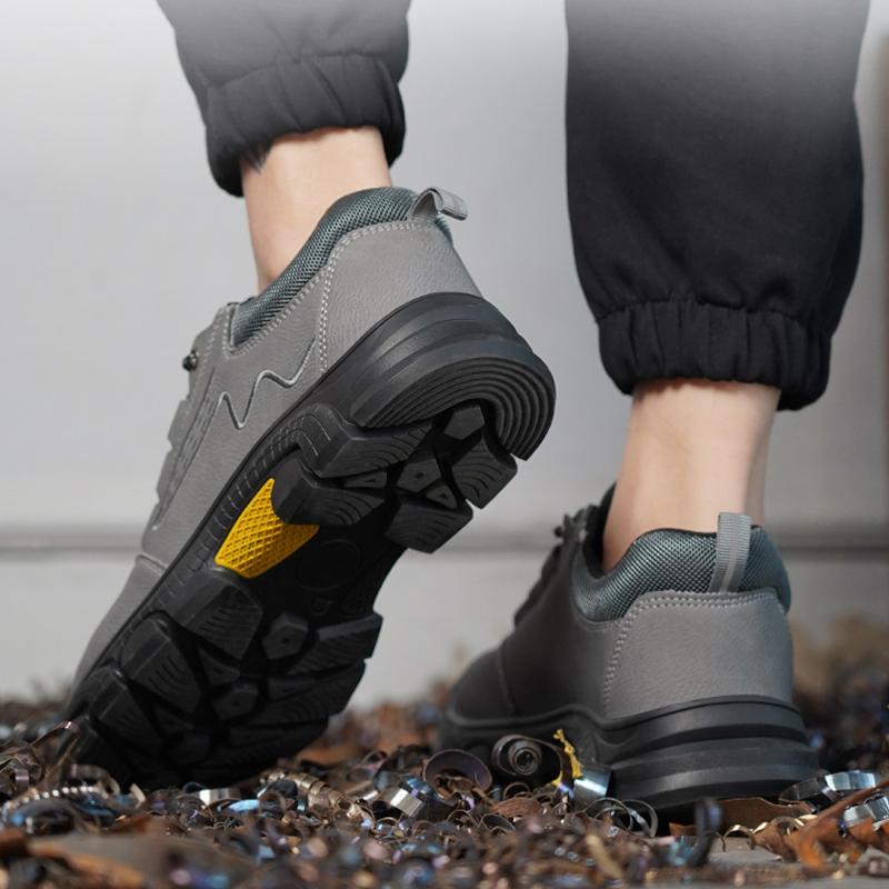 high-quality Safety Shoes Men Boots waterproof Security leather shoes Work Boots Steel toe shoes Non-slip 6KV isolation shoes