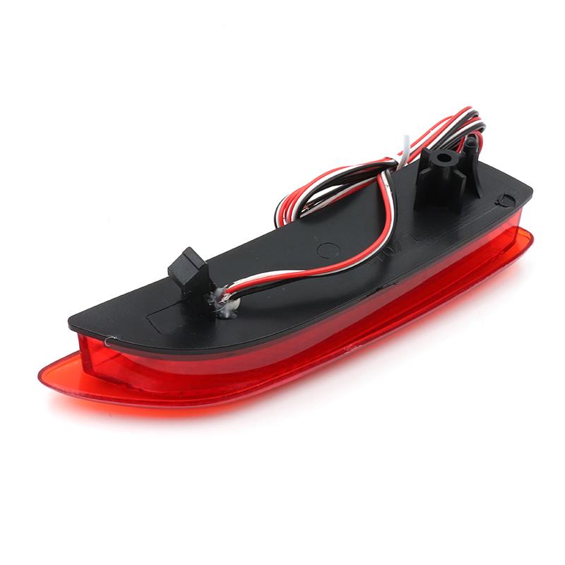 2PCS LED Rear Bumper Reflector Light Red Car Driving Brake Fog Lamp For Toyota Corolla Lexus CT200h 2011 2013