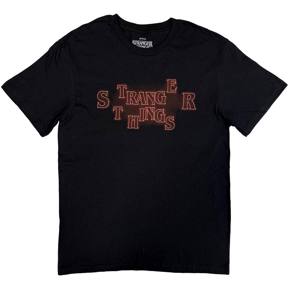 Stranger Things Neon Logo Official Tee TShirt Mens Unisex T-Shirt S