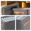 Household Clothing Pants Storage Box Foldable Large Capacity T-Shirt Sweater Storage Wardrobe Drawer Clothing Storage Box