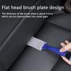 Car air conditioning outlet gap brush Nylon silk soft hair car interior detail double head dust removal cleaning brush