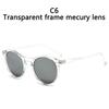 Fashion Polarized Sunglasses Soft Transparent Color Frame Clear Lens Sun Glasses Classic Vintage Sunshades For Men&Women