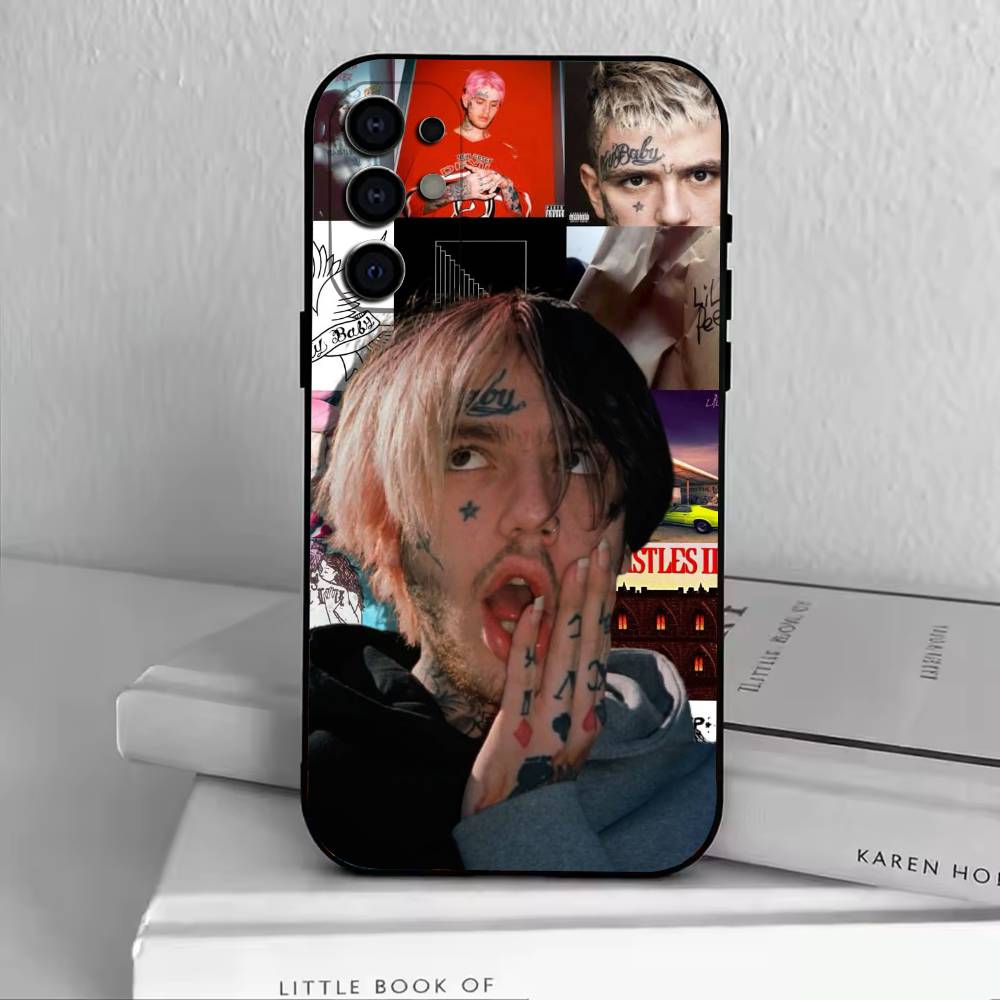 Emo Rap-Lil Peep  Phone Case Black Silicone Soft For Samsung S25,S24,S21,S22,S23,S30,Ultra,S20,Plus,Fe,Lite