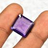 Natural Purple Tanzanite Loose Gemstone 12.75 Ct Square Cut Flawless for Jewelry Making and Crafts