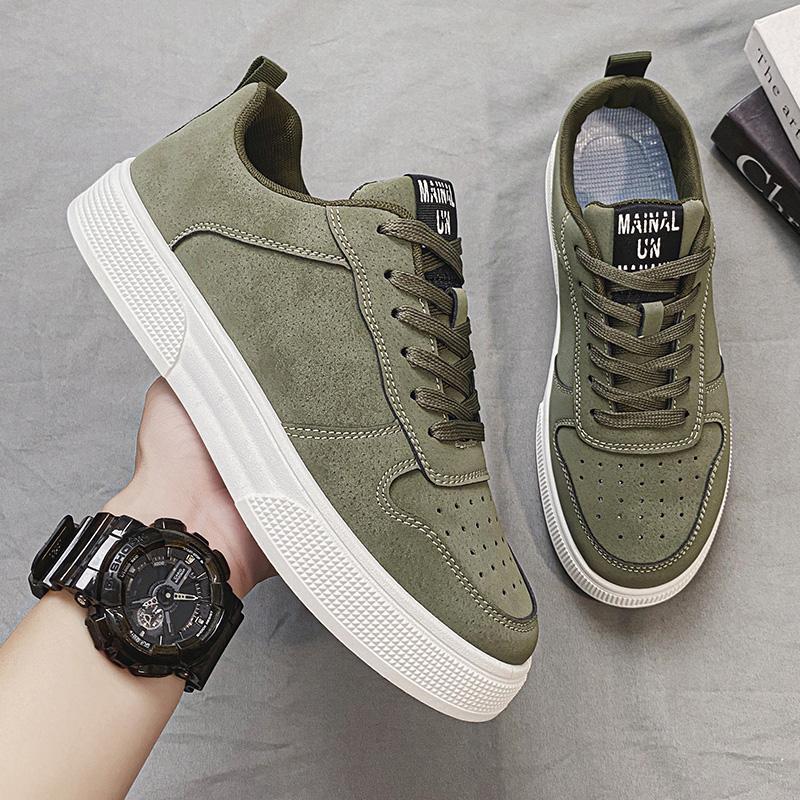 Fashion Men's Sneakers Trendy Spring Breathable Fashionable Board Shoes Thick Bottom Versatile Soft Bottom Casual Sneakers Large Size 44