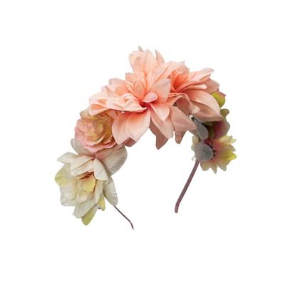 Kreativer Simulationsblumenkranz-Haarreif, Party-Tanz-Haarreif, Reise-Hochzeits-Strandfoto-Kopfschmuck