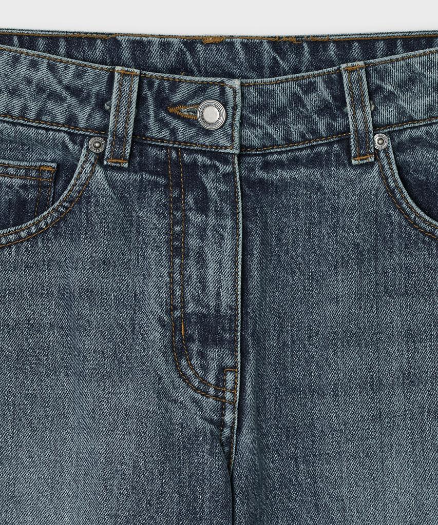 Bellie (W) True Straight Denim Pants - Indigo