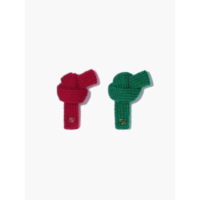 DEPOUND Schlüsselanhänger-Schalldämpfer - rot&grün