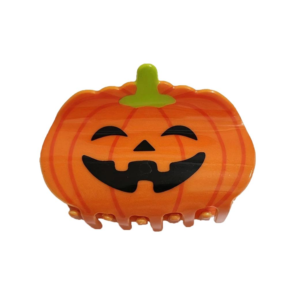 Cartoon Pumpkin Shark Hair Clip Halloween Party Hair Accessories Ponytail Holder for Women Girls decorations