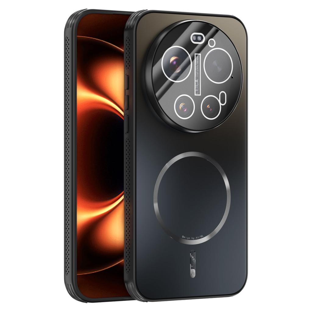 ABEEL For Xiaomi 17 Ultra 5G Magnetic Case TPU PC Cooling Matte Phone Back Cover with Lens Film