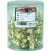 TRUSCO Double-Sided Brass Eyelets, 12mm, 100 Pairs, THP-B12
