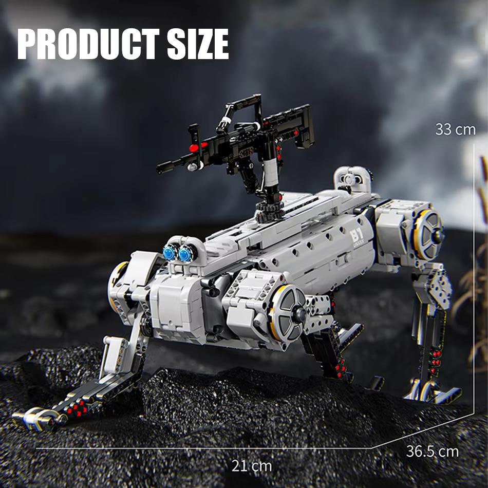 Remote Control Intelligence Robot Dog Building Blocks
