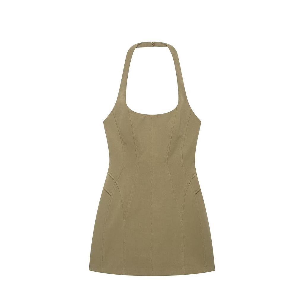 Women's clothing autumn new, fashionable Spice Girl neck collar slim-fitting short dress