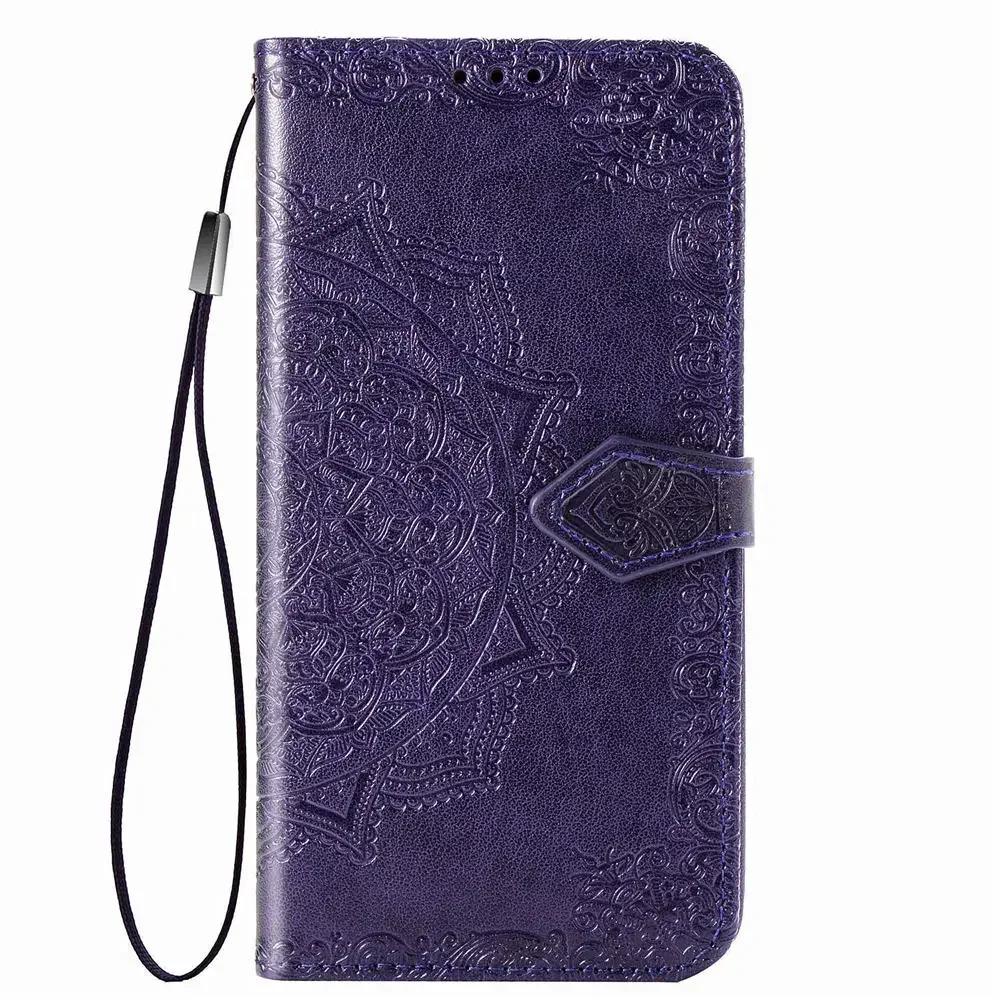 S25 S21 S 22 Ultra S23 S24 Mandala Leder Karten Geldbörse Hülle für Samsung S20 FE Flip Case Samsung Galaxy S22 Plus 25 S26 Abdeckung