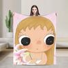 YUY Xiaoyu  Blankets Flannel Spring Autumn Manga Girl   Multifunction Lightweight Thin Throw Blankets for Bed Couch Bedspreads