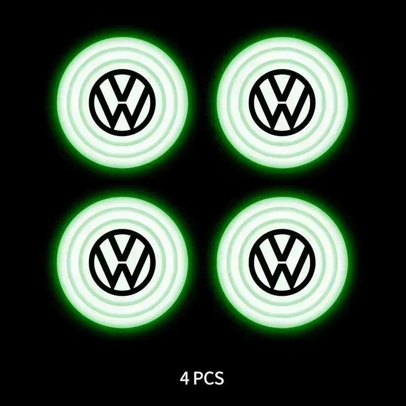 For VW 1/2/4Pcs Car Door Absorber Shockproof Anti Noise Pad Buffer Gasket For VW GTI Polo Golf Passat Tiguan Arteon Touareg Taigo Caddy