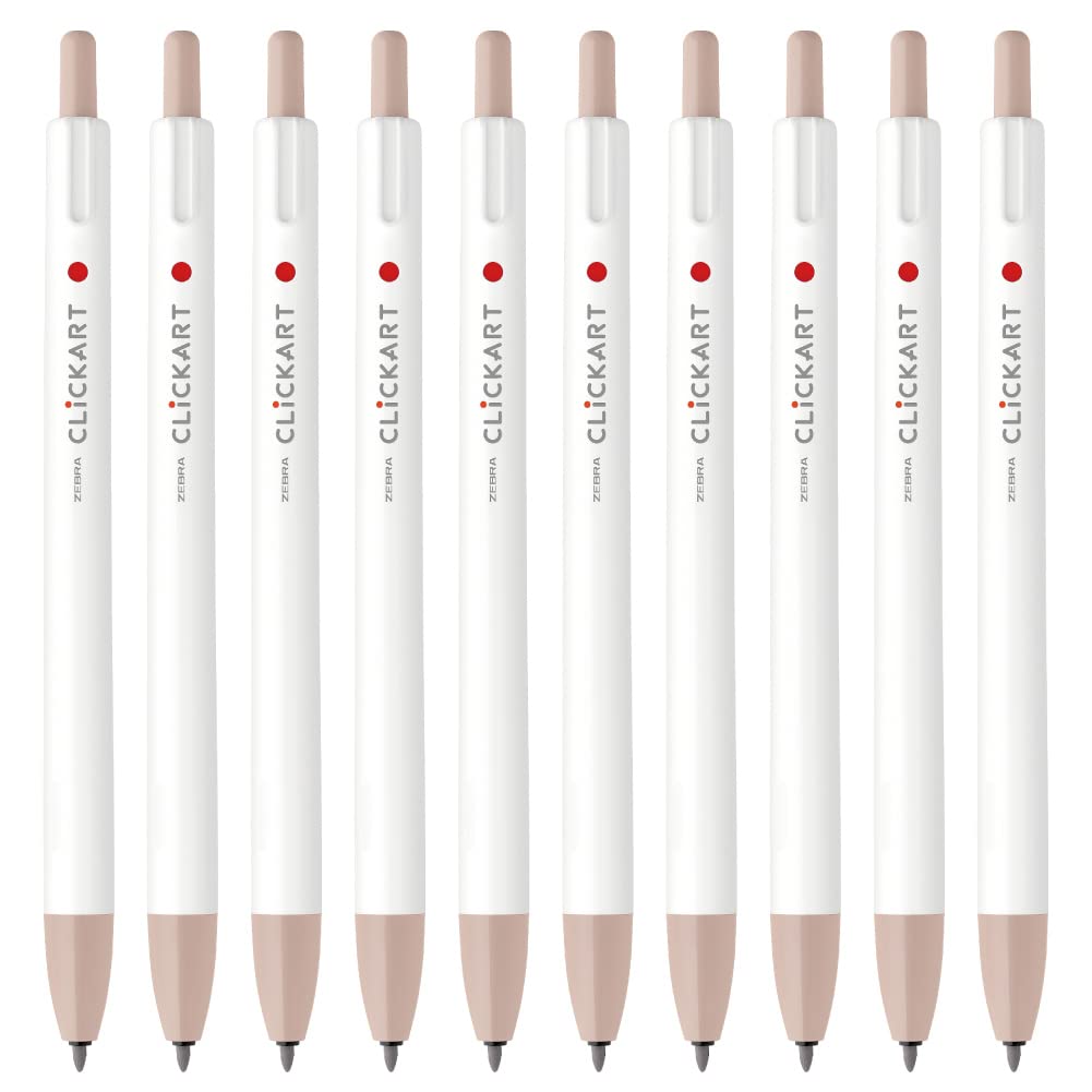 

Zebra pen Clickart Brown Sugar 10 pieces water-based B-WYSS22-ES