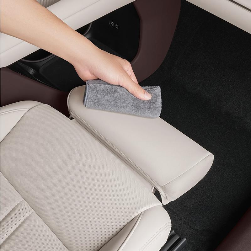 For Xiaomi SU7 2026 Front Seat Leg Rest Protective Cover Napa Leather Protective Interior Accessories