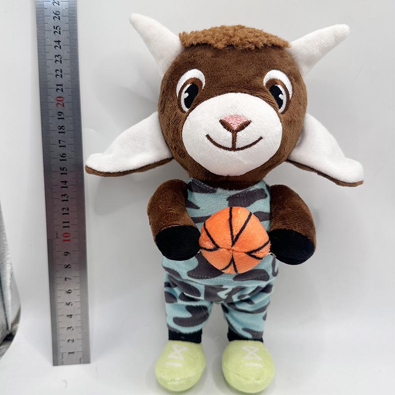 

Anime Goat Plush Toys Cute Soft Stuffed Will Jettt Plushie Dolls Game Peripheral Home Decoration Pillow Kid Birthday Xmas Gift