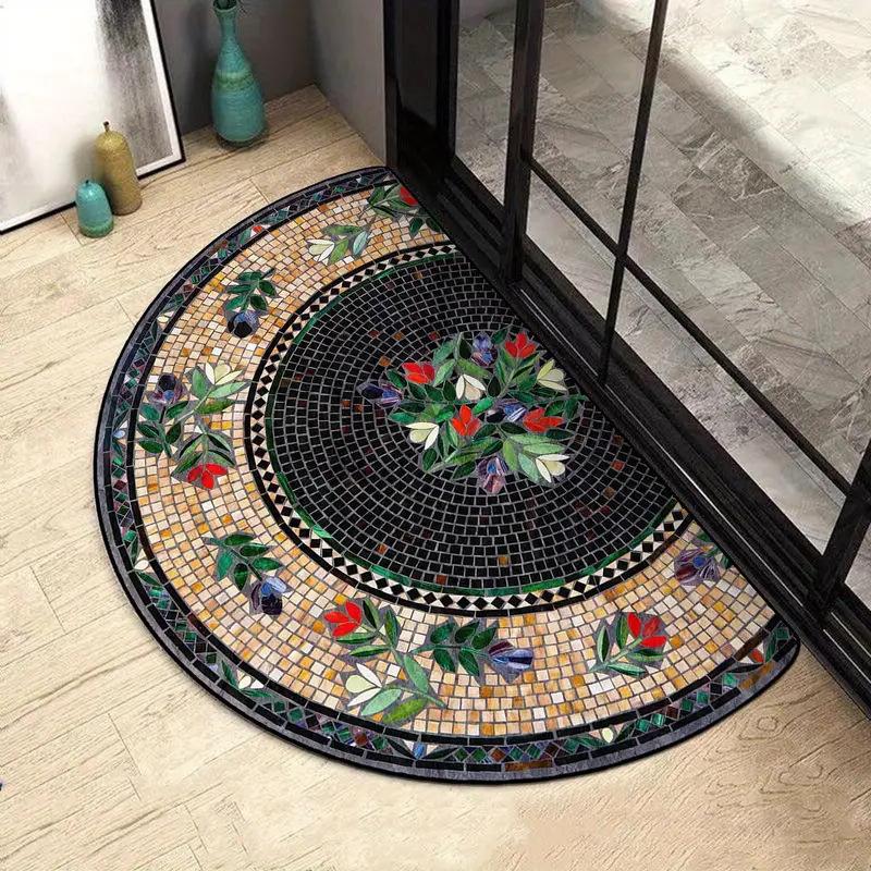 

Коврик для ванной нескользящий ковер у раковины, ванны, напольный коврик для душевой комнаты, придверный коврик, коврик для пола из диатомовой грязи, коврик для пола из кристаллического бархата 40*60cm(Crystal velvet)