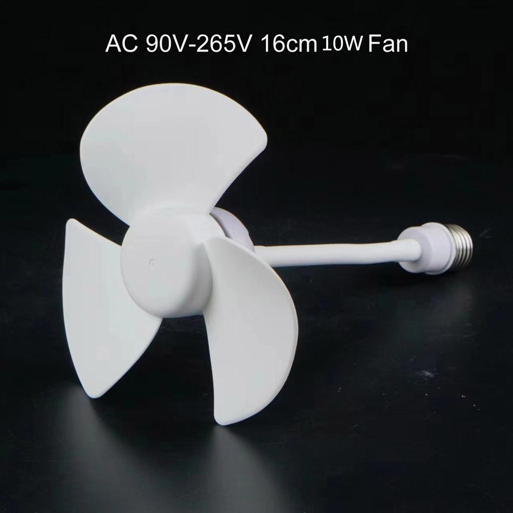 6inch Small Fan E27 Interfaces Cooling Fan Low Noise 10W Power Household Student Dormitory Fan for Bedroom Offices