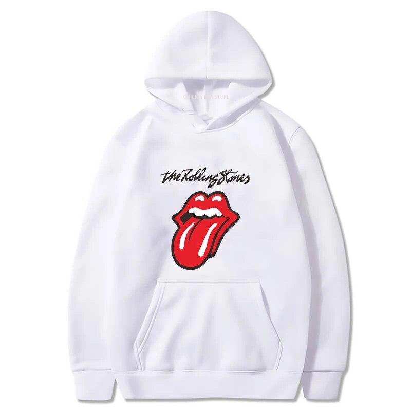 Rolling Stones Theme Essentials Mikina s kapucí s kapucí pro Unisex Mikina s kapucí Unisex oblečení Novinka v mikinách a mikinách Y2k Graphic