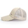 Spring Summer Outdoor Thin Baseball Cap Men's Sunshade Sunscreen Cap Breathable Quick-Drying Cap