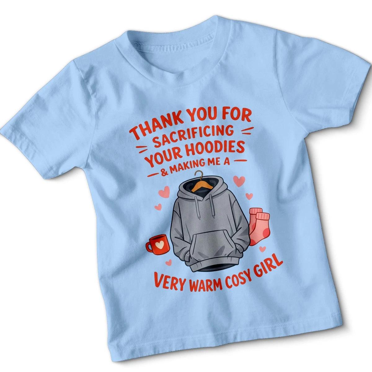 Making Me A Cosy Girl Kids Valentine Day Slogan T Shirt Apparel 4XL