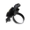 Les Trésors De Lily [J3611] - Bague Créateur 'Sissi' noir multicolore
