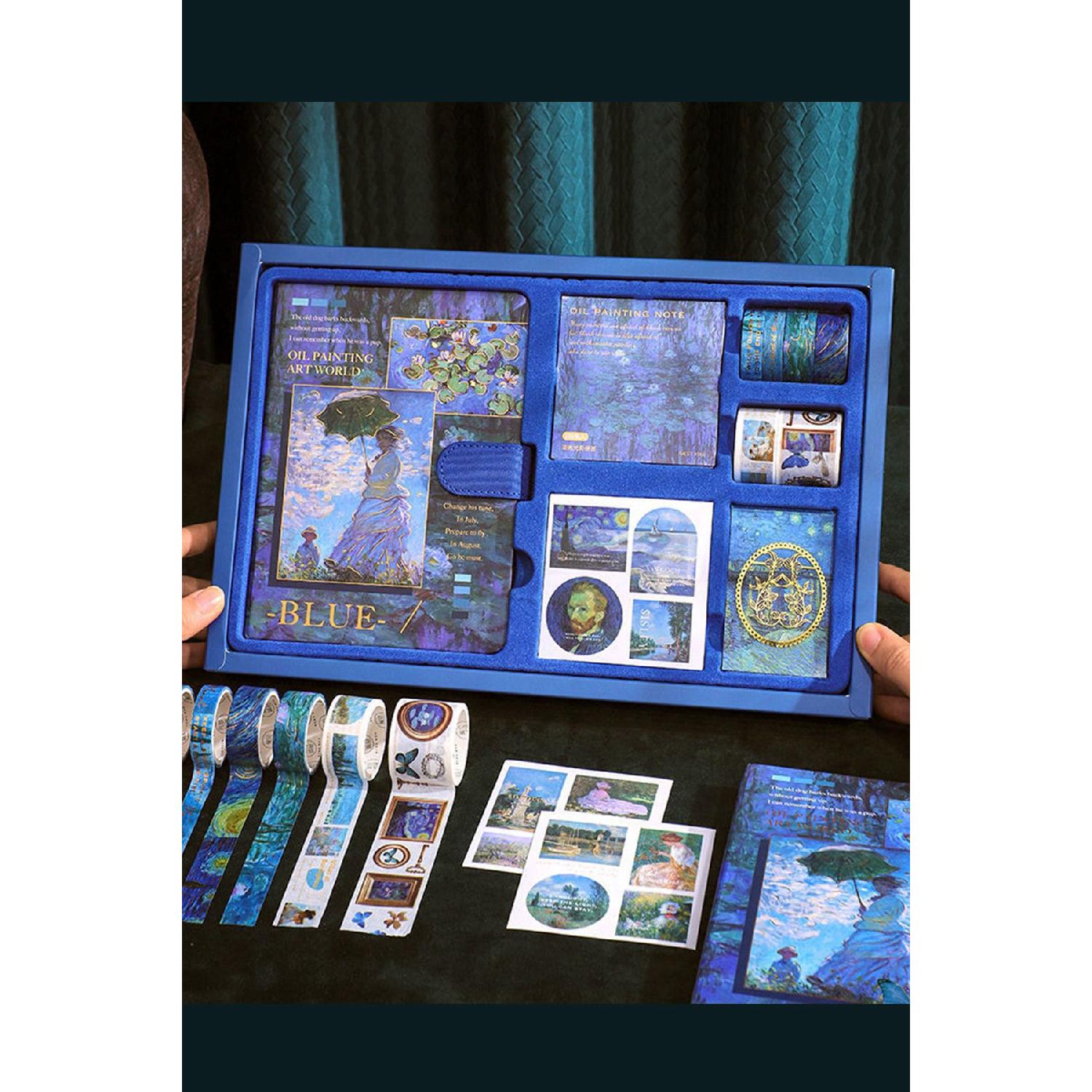 

Van Gogh - Monet - Journal Notebook Gift Set синий