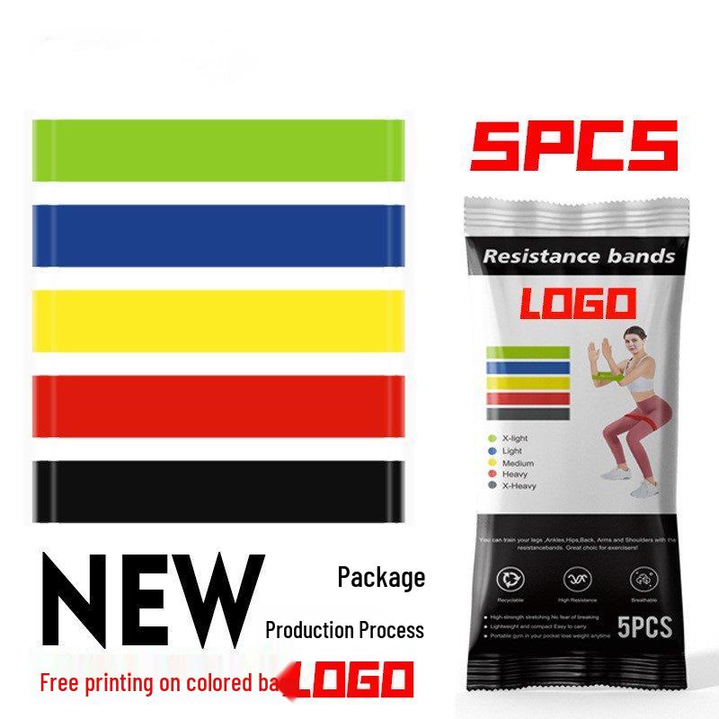TPE High-Elastic Odorless Resistance Band for Lifting and Toning Buttocks in Yoga and Squats