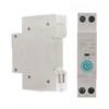 WIFI Smart Switch Breaker Wireless Phone Remote Control DIN35 Rail Cycle Timing Countdown White ‑230V