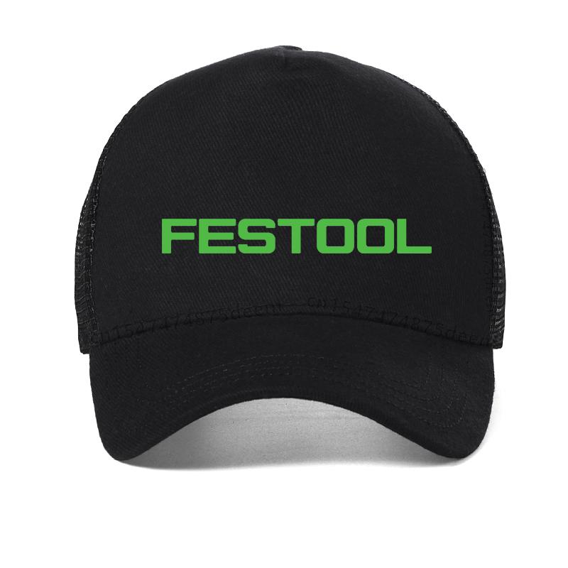 New Men Festool Tools Baseball Cap Casual Summer Mesh Ventilation Trucker Hat Cool Adjustable Snapback Hats Gorras
