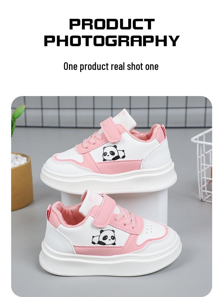 2025 Autumn Girls' White Skate Shoes: Versatile, Non-slip, Casual Running Sneakers