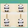 Plush Panda Keychain With Short Plush Material For Collectors Gift And Bag Decoration