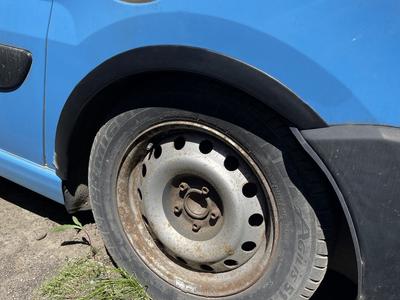 Revestimentos de arco (4 peças, preto) para Fiat Scudo 2007-2015