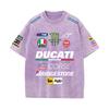 2026 Letní závodní oblek Ducati F1 Tým Red Bull Verstappen Uniforma Krátký rukáv Vintage praná trička Kulatý výstřih Trička